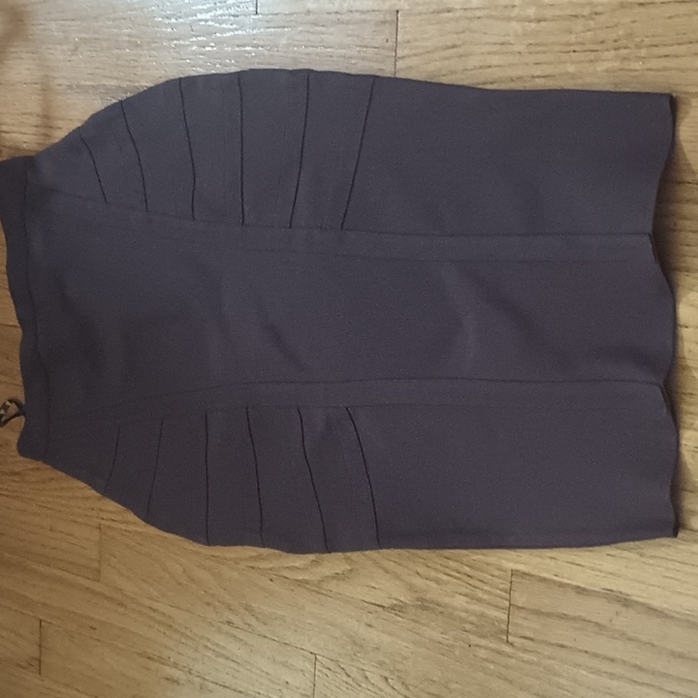 Burgundy long bandage skirt